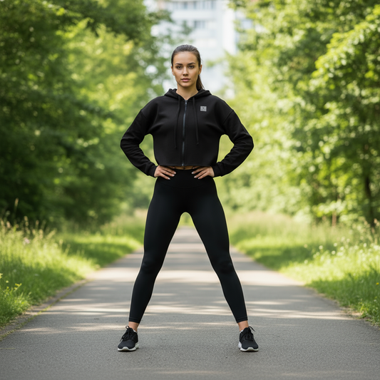 VivelaFit Premium Crop Hoodie